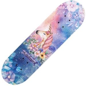 Skateboard Action One dublu print, aluminiu, 70 x 20 cm, multicolor, Fantasy