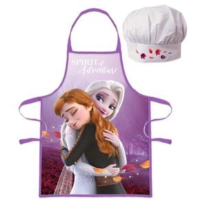  Set sort si boneta bucatarie Frozen Spirit, 3-8 ani, Mov