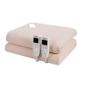 Patura ZILAN ZLN-4120, cu incalzire electrica Soft Polar Fleece, Pentru doua persoane, 160X140 cm, 2x60 W, Temporizator 1-10 ore, Crem