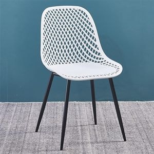 Scaun Living PP210, 85 x 45 cm, plastic alb 