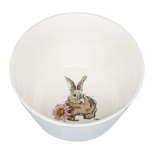 Bol mic 14cm, gri, AMBITION Alice, portelan