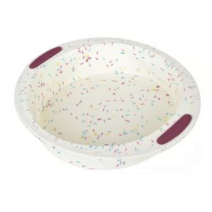 Forma pentru tort AMBITION Felice, 25cm, silicon crem