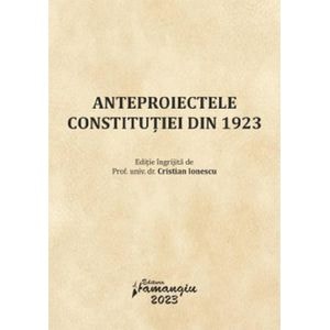 Anteproiectele Constitutiei din 1923 - Cristian Ionescu