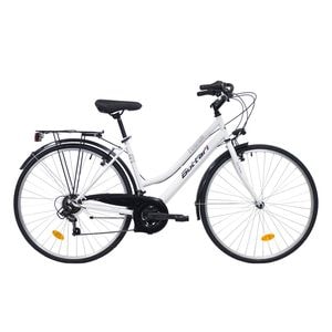 Bicicleta pentru femei BOTTARI TRK, 28 inch, 18V, TY21, alb