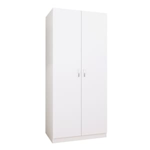 Dulap NIRO cu bara Haine, 200x80x50cm, Material PAL 18mm, Alb