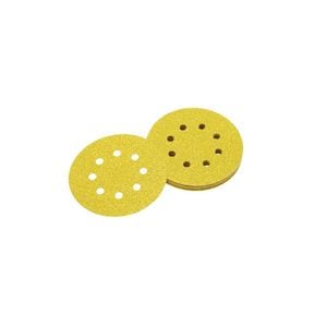Hartie abraziva de slefuire, P120, 125mm, 10 bucati, DeWALT