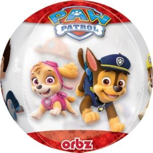 Balon folie, multicolor, 38 x 40 cm, Chase and Marshall, Paw Patrol