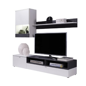 Mobila living DacEnergy, alb, 175 x 39 cm
