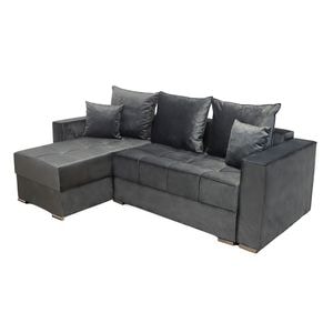 Coltar Extensibil Claudia XXS Fresh 16, Stanga, 240 x 155 cm, gri