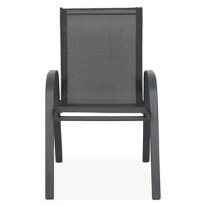 Scaun gradina/terasa BASIC, 54 x 73.5 x 90.5 cm, antracit/gri