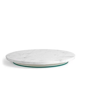Platou servire, marmura, cu rotire, 30 cm