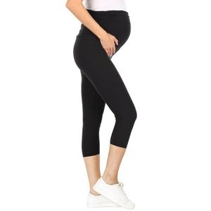 Colanti pentru gravide cu talie inalta, sustinere burta, material elastic si respirabil, zenifique, negru, marime XL