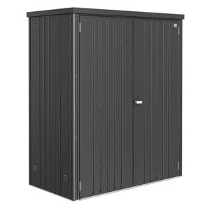 Magazie depozitare, gradina/terasa, Locker, 155 x 83 x 182.5 cm, negru