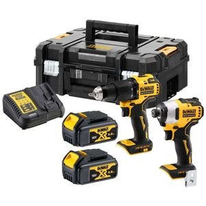 Set 2 masini cu acumulator, DCK2062M2T-QW, Dewalt, 18V, 1650RPM