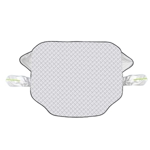Parasolar pentru protectie parbriz si oglinzi cu banda reflectorizanta, 3 magneti, anti inghet, folie auto, material cu 4 straturi, universal, 183 x 116 cm
