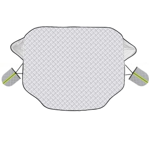 Parasolar pentru protectie parbriz si oglinzi cu banda reflectorizanta, anti inghet, 5 magneti, material cu 4 straturi, universal, 193 x 126 cm