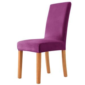 Husa Elastica Scaun din Catifea HALO, 170g - Violet