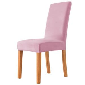 Husa Elastica Scaun din Catifea HALO, 170g - Roz