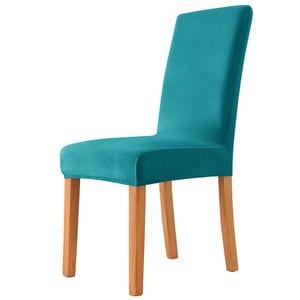 Husa Elastica Scaun din Catifea HALO, 170g - Turcoaz