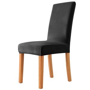 Husa Elastica Scaun din Catifea HALO, 170g - Negru