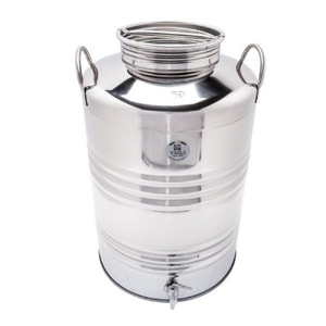 Butoi pentru Tuica/Palinca/Ulei/Lapte TRE.I, cu robinet inclus, inox, 50L