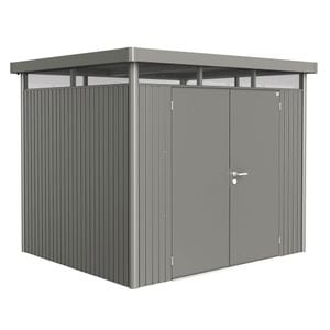 Magazie depozitare, gradina/terasa, Highline, 275 x 235 x 222 cm, gri metalizat
