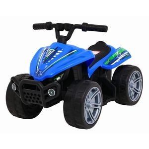ATV Electric cu acumulator pentru copii NOVOKIDS Mini Monster , Lungime 70 cm,  3-6 ani , Max 30 kg , 6V, Albastru