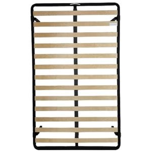 Somiera pat Sanremo 140x200, cadru metal,12 lamele, cu picioare 25 cm