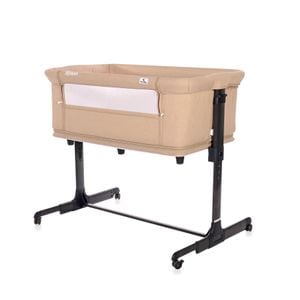 Patut co-sleeper 2 in 1 Milano Lorelli, 0-36 luni, salteluta, reglabil pe inaltime, functie anti-reflux, Bej