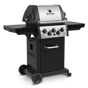 Gratar gradina/terasa, MONARCH 390 BROIL KING, 132 x 56 x 122.5 cm, negru/gri