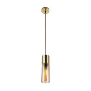 Lustra, 25 W, 230 V, soclu E27,10, Auriu
