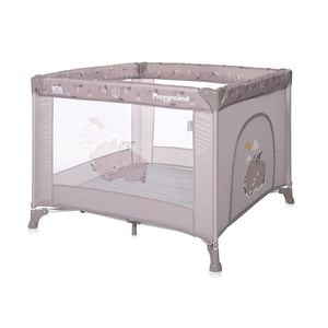 Tarc de joaca, Playground, 100 X 100 cm, Lorelli, 0-36 luni, salteluta, usa cu fermoar, geanta transport, mecanism dublu de siguranta, String Dream