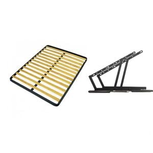 Somiera pat Sanremo 180x190 cu sistem rabatare, cadru metal, 12 lamele