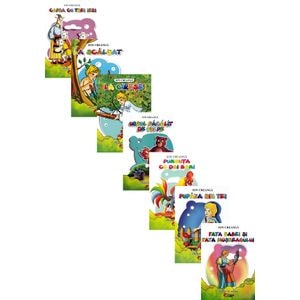 Pachet carti de colorat literatura romana: 7 titluri