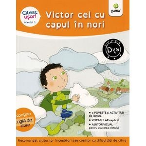 Victor cel cu capul in nori. Citesc usor! Nivelul 1 - Evelyne Barge, Marco Overzee