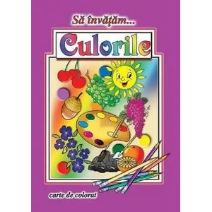 Sa invatam...culorile. Carte de colorat - Dana Popescu