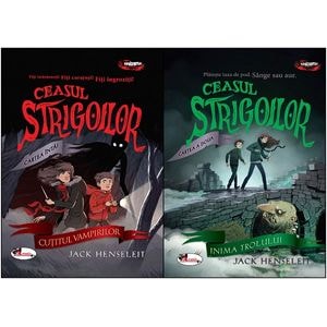Pachet 8: Ceasul strigoilor. Cutitul vampirilor + Inima trolului - Jack Henseleit