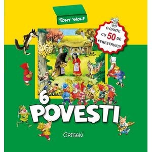 6 povesti. O carte cu 50 de ferestruici - Tony Wolf, Anna Casalis