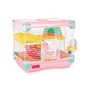 Cusca Pentru Rozatoare, Happet, GREMI Adventure Land, S: 28x21x25 cm, Roz, K803