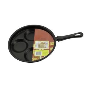 Tigaie 4 compartimente, 26 cm, Teflon, Negru