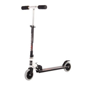 Trotineta copii, Lorelli, Thunderbird,  5 Ani+, 2 roti silentioase din silicon, greutate suportata 50 kg, ghidon reglabil cu manere din neopren, Graphite Grey