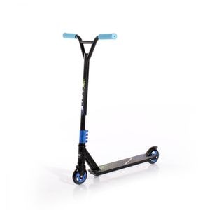 Trotineta copii, Lorelli, Eagle, 8 Ani+, 2 roti silentioase din silicon, greutate suportata 100 kg, cadru aluminiu, ghidon cu manere din cauciuc, control usor al franei, Caribbean Blue