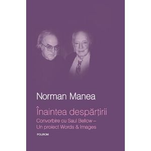 Inaintea despartirii. Convorbiri cu Saul Bellow - Norman Manea