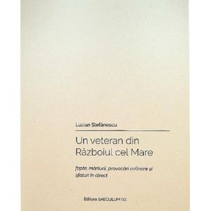 Un veteran din Razboiul cel Mare - Lucian Stefanescu