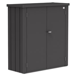Magazie depozitare, gradina/terasa, ROMEO M, 132 x 57 x 140 cm, negru