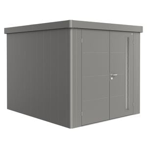 Magazie depozitare, gradina/terasa, NEO, otel, 236 x 292 x 222 cm, gri metalizat