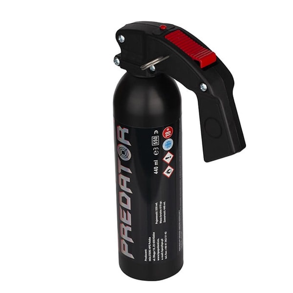 Spray cu piper IdeallStore, Predator Defense, dispersant, auto-aparare, 550 ml