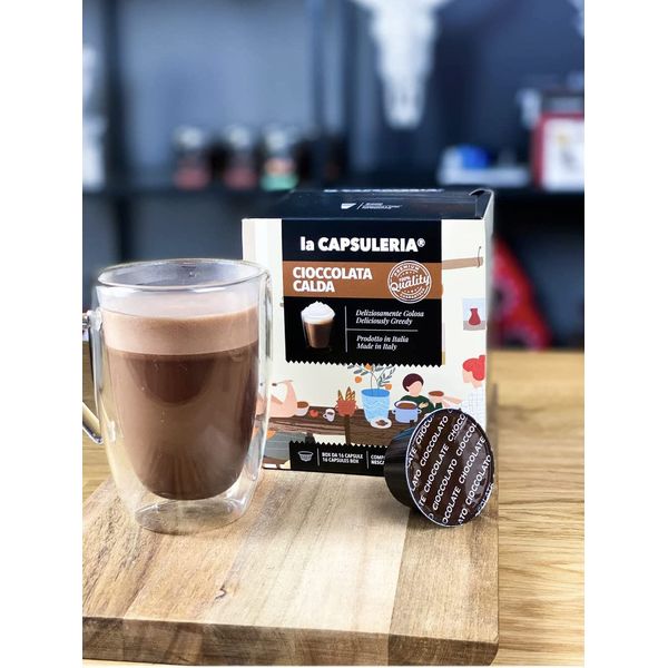 Ciocolata Calda 16 capsule compatibile Dolce Gusto La Capsuleria