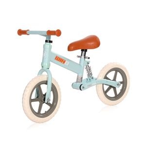 Bicicleta de echilibru, Lorelli, Wind, 2-5 Ani, fara pedale, roti mari din spuma Eva, ajustabila, limitator directie, maner imbracat in cauciuc, sa moale, Light Blue