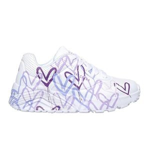 Pantofi Sport Skechers Uno Lite Spread The Love JR, Alb, 38